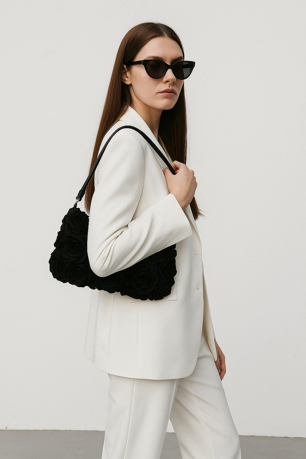 Vintage Rose Shoulder Purse – The Celestine