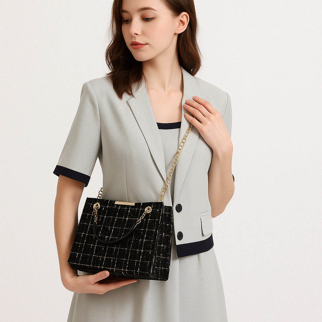 Minimalist Chain Shoulder Bag – Victoria