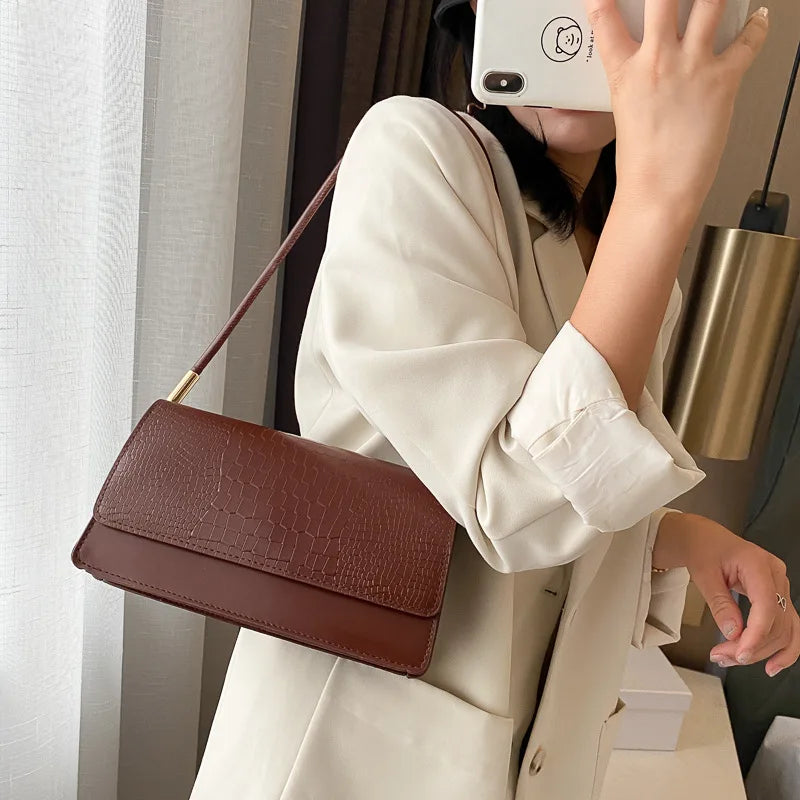 Designer Small Alligator Crossbody Bag – The Camille