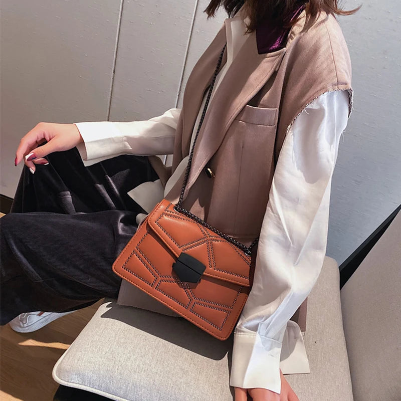 Designer Leather Crossbody – Elise