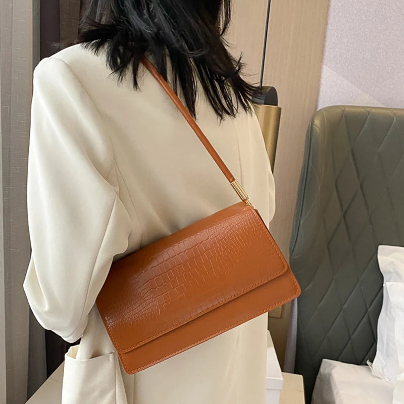 Designer Small Alligator Crossbody Bag – The Camille