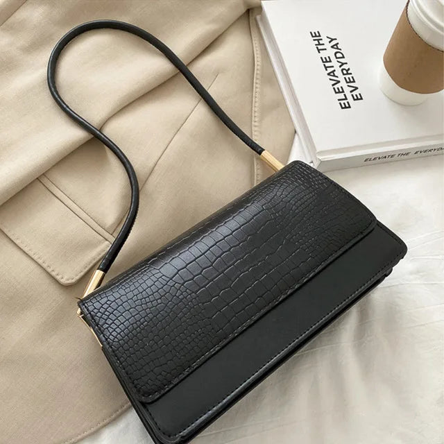 Designer Small Alligator Crossbody Bag – The Camille