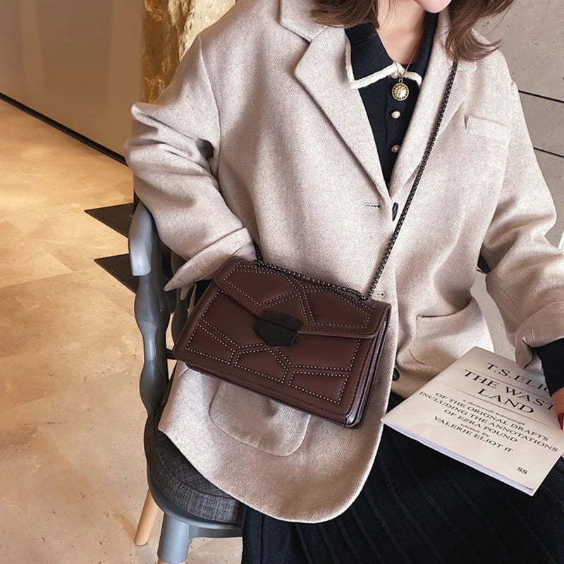 Designer Leather Crossbody – Elise