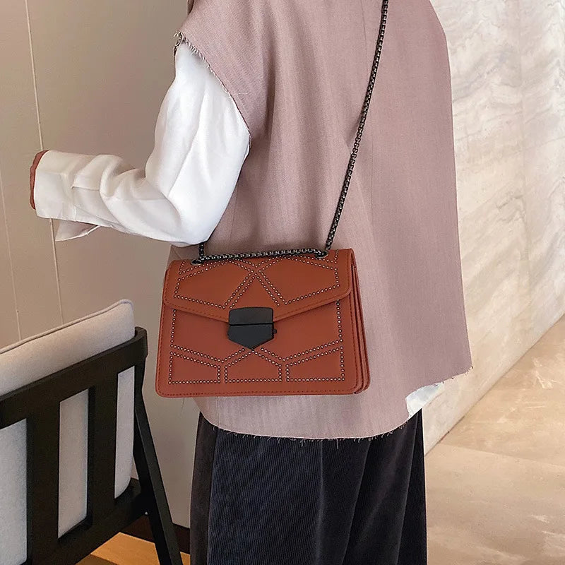 Designer Leather Crossbody – Elise