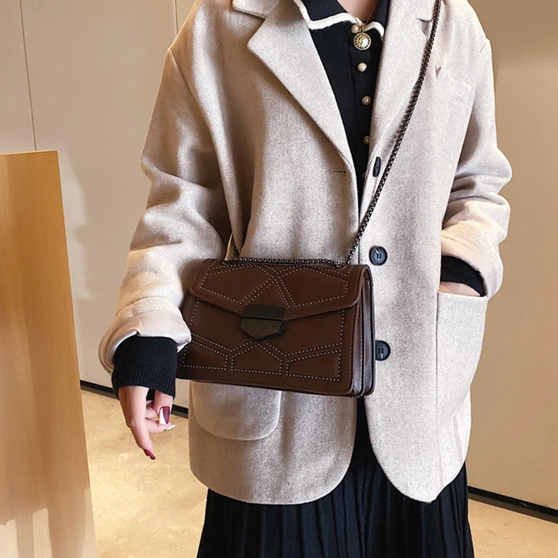 Designer Leather Crossbody – Elise