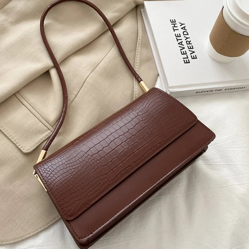 Designer Small Alligator Crossbody Bag – The Camille