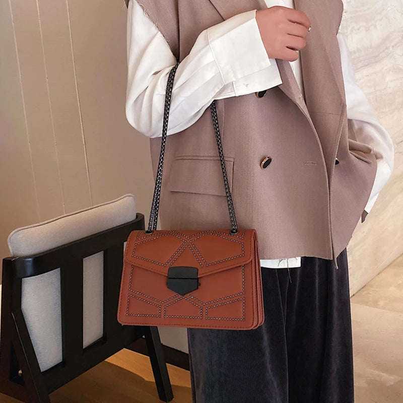 Designer Leather Crossbody – Elise