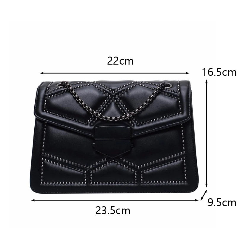 Designer Leather Crossbody – Elise