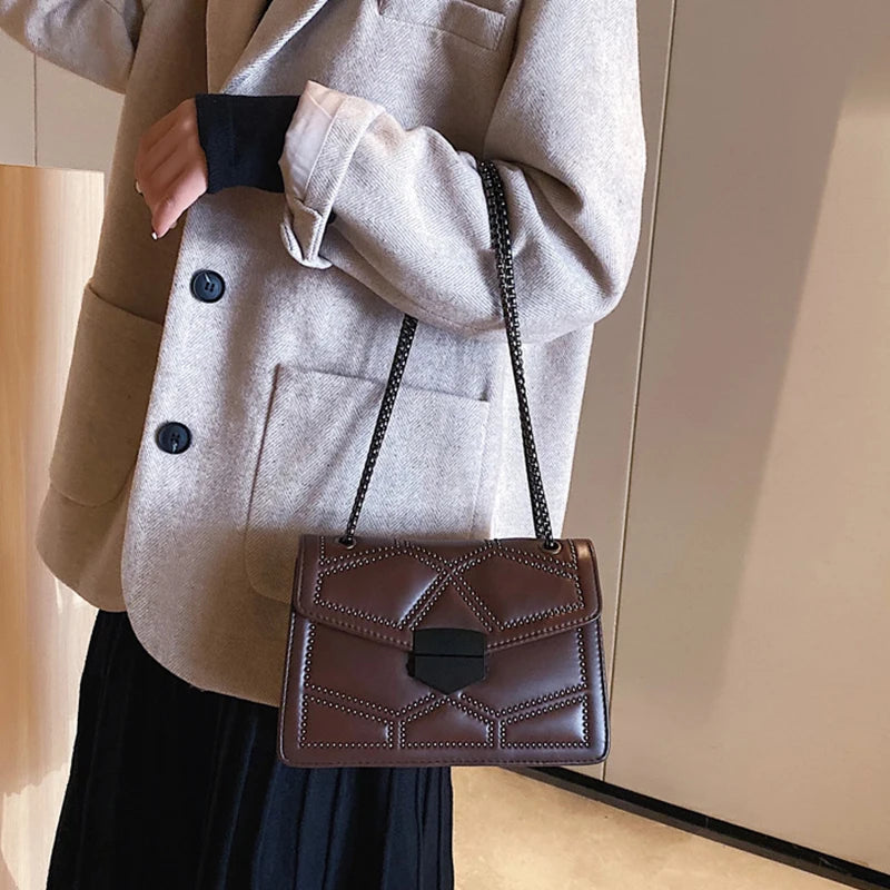 Designer Leather Crossbody – Elise