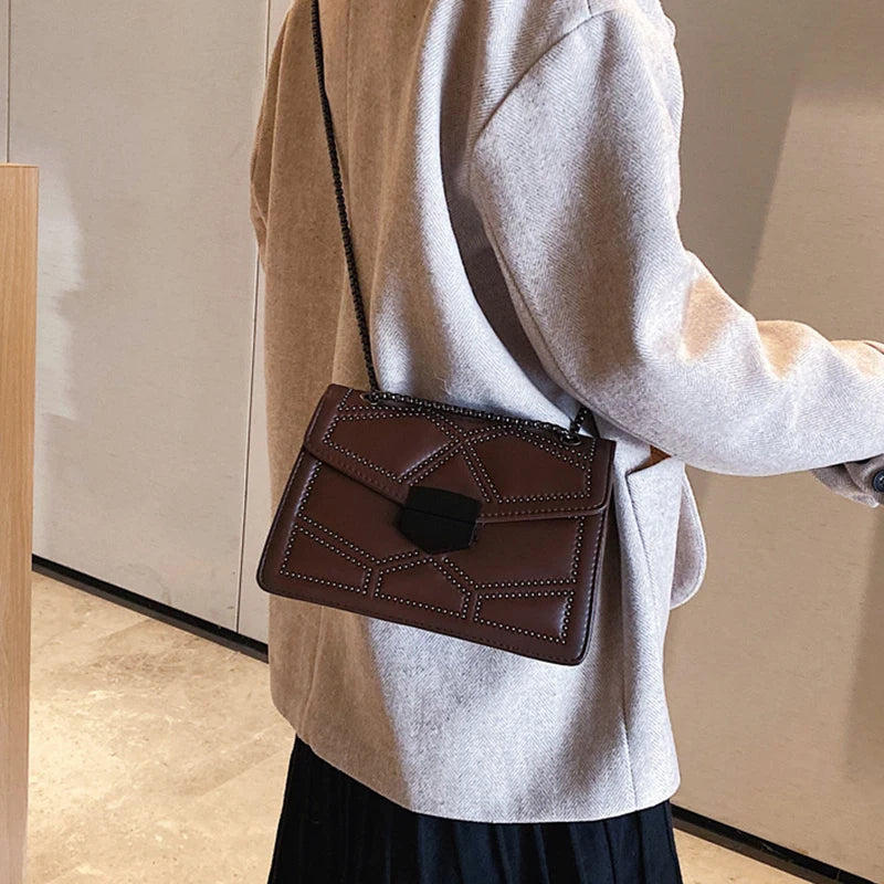 Designer Leather Crossbody – Elise