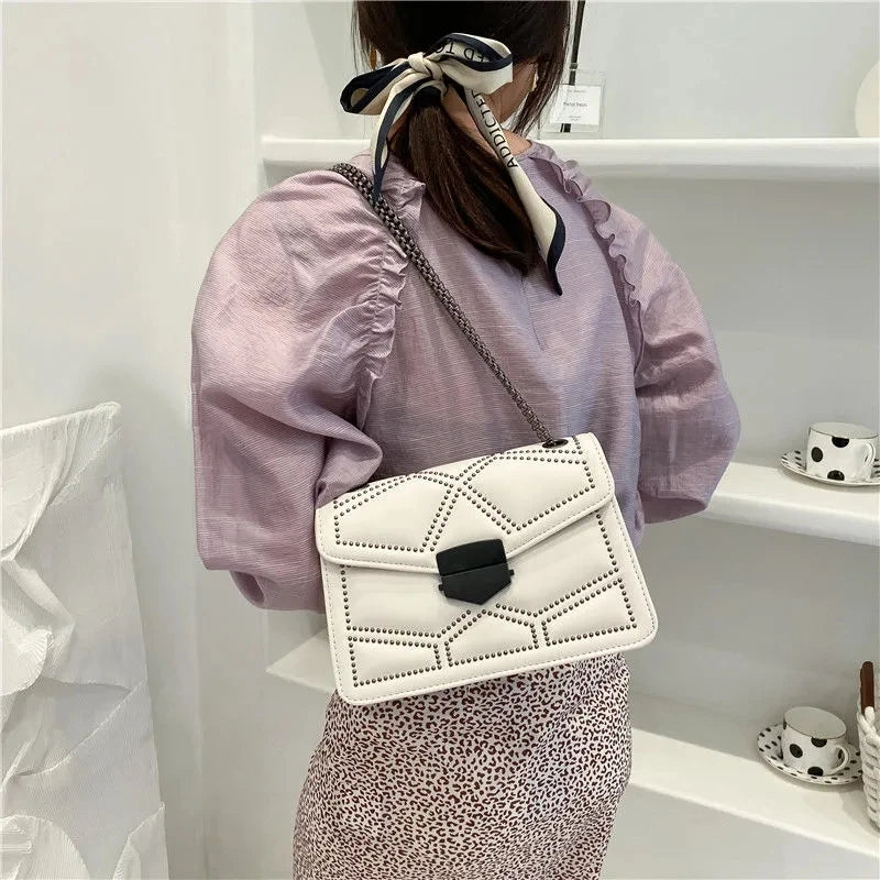 Designer Leather Crossbody – Elise