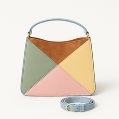 Colorful Patchwork Crossbody Bag – Élinor