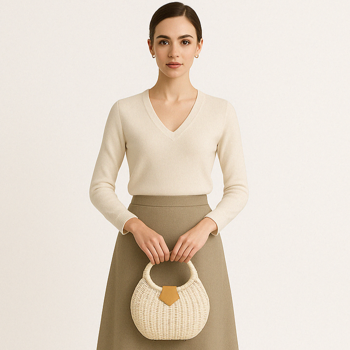 Casual Woven Shell Bag – Mirella