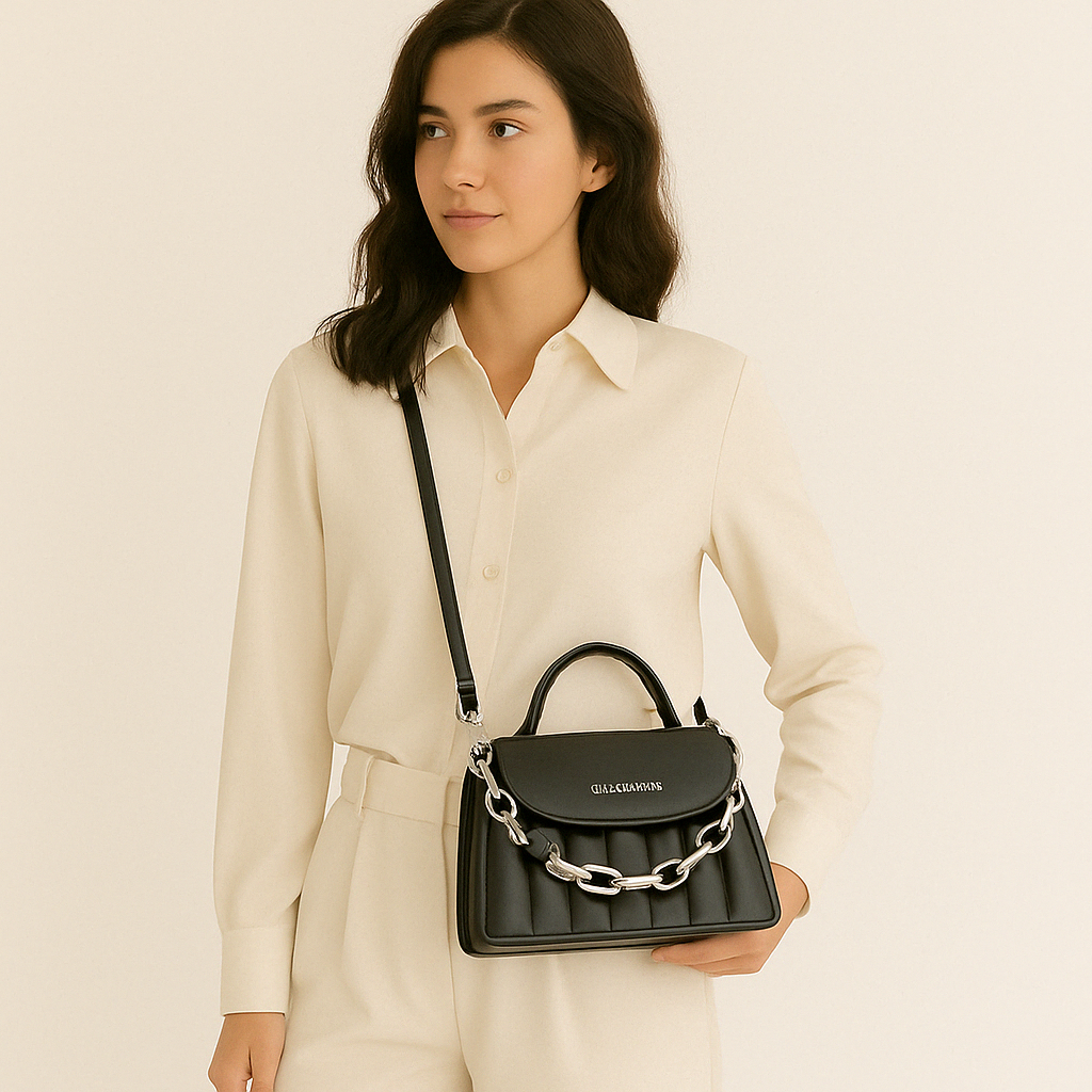 Elegant Crossbody Chain Bag – Isabela