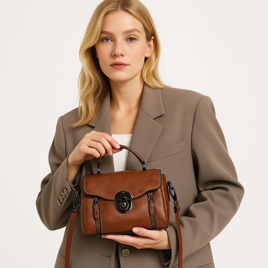 Timeless Designer Flap Handbag – The Vivienne