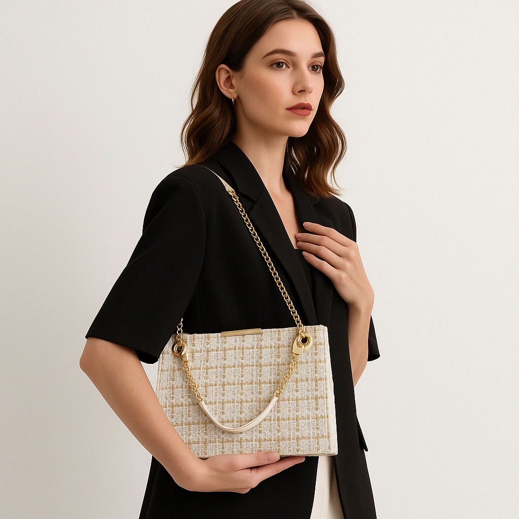 Minimalist Chain Shoulder Bag – Victoria