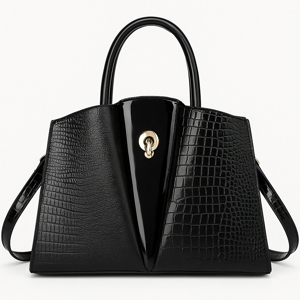 Chic High Quality Leather Handbag – Elara
