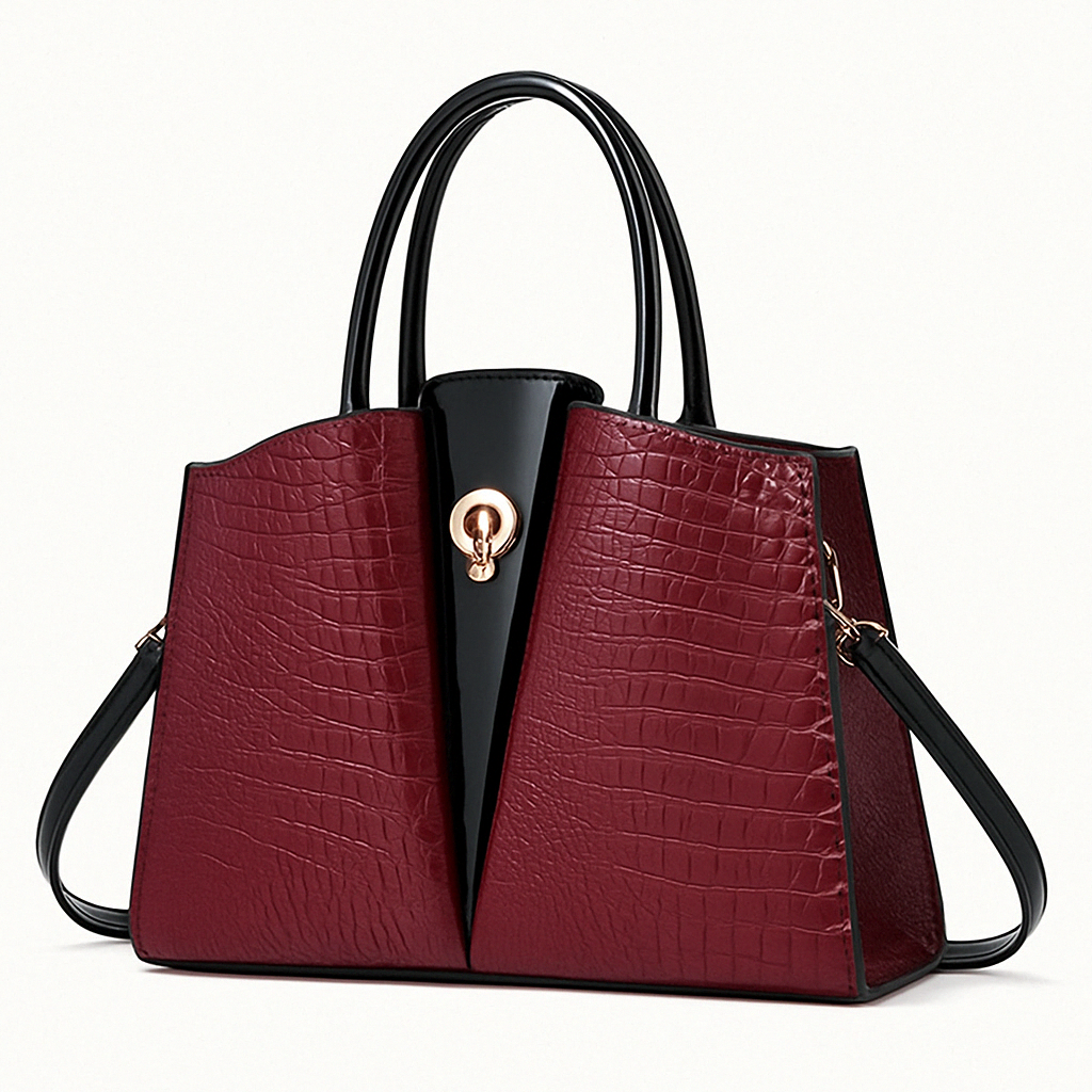 Chic High Quality Leather Handbag – Elara