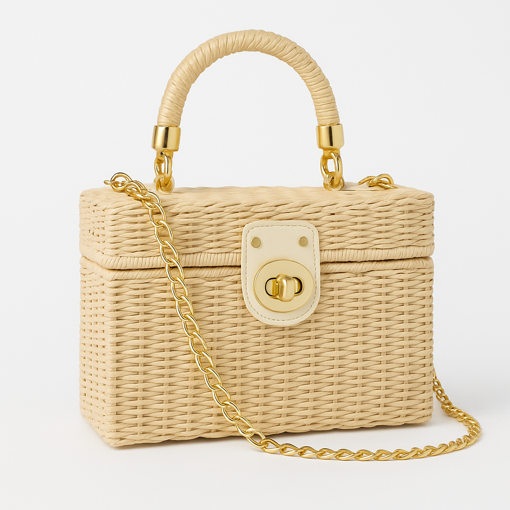 Rattan Crossbody Purse – Aline