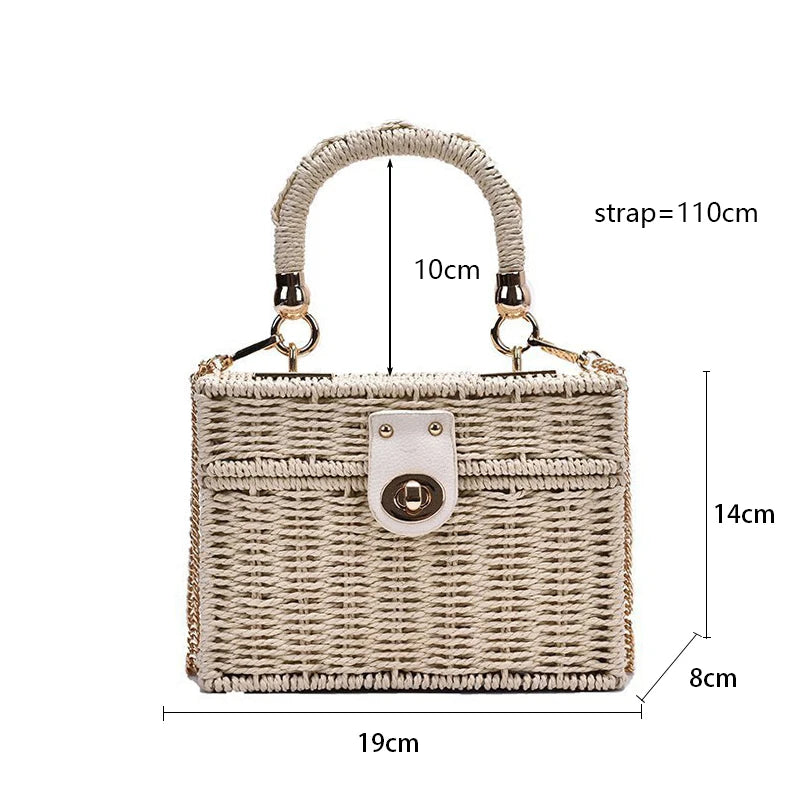 Rattan Crossbody Purse – Aline