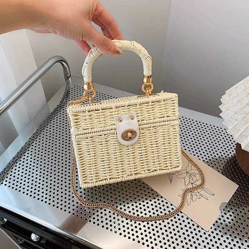 Rattan Crossbody Purse – Aline