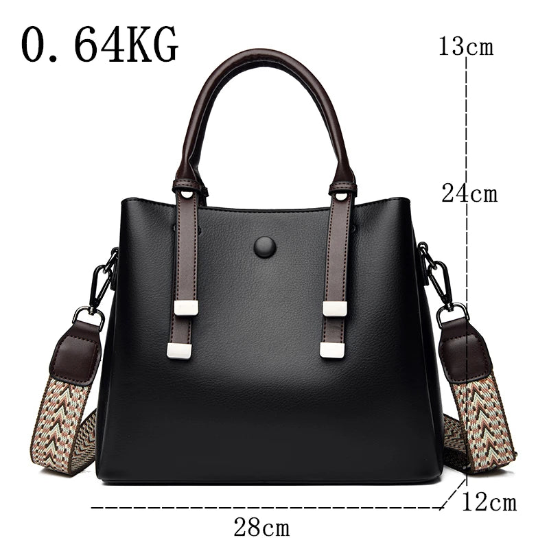 Leather Shoulder Bag - Charlotte