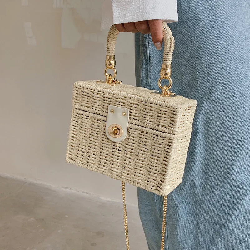 Rattan Crossbody Purse – Aline