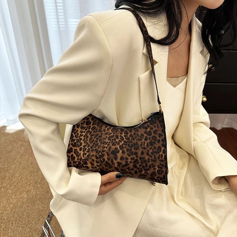Animal Print Leather Tote – The Camila