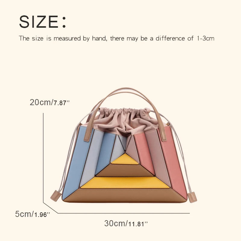 Fashion Contrast Shoulder Bag – Sienna