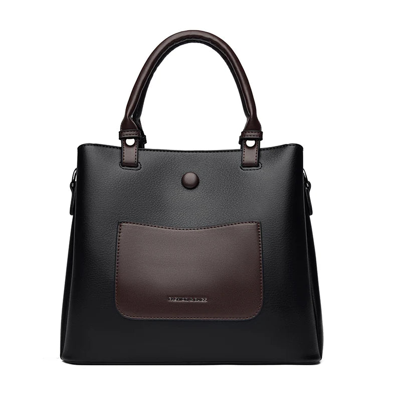 Leather Shoulder Bag - Charlotte