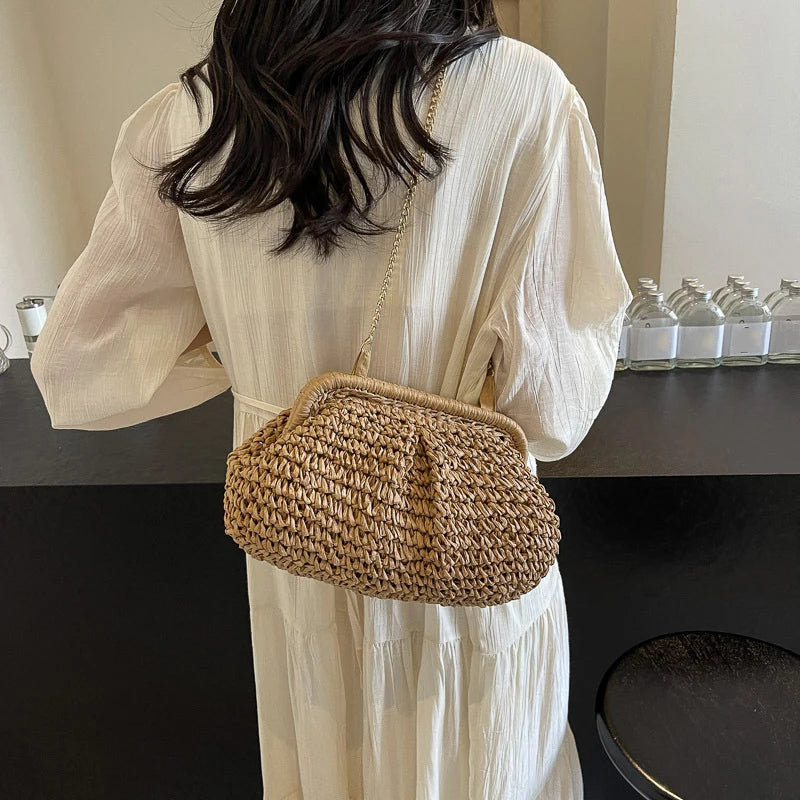 Straw Weaving Crossbody – Lara