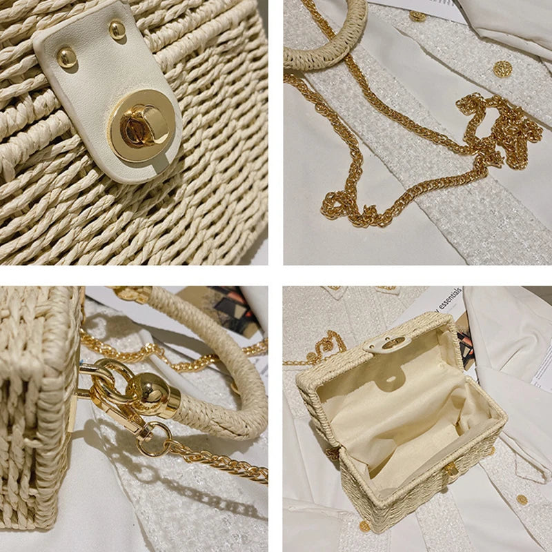 Rattan Crossbody Purse – Aline