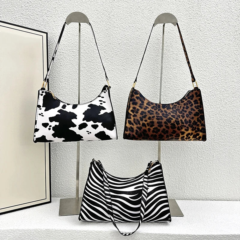Animal Print Leather Tote – The Camila