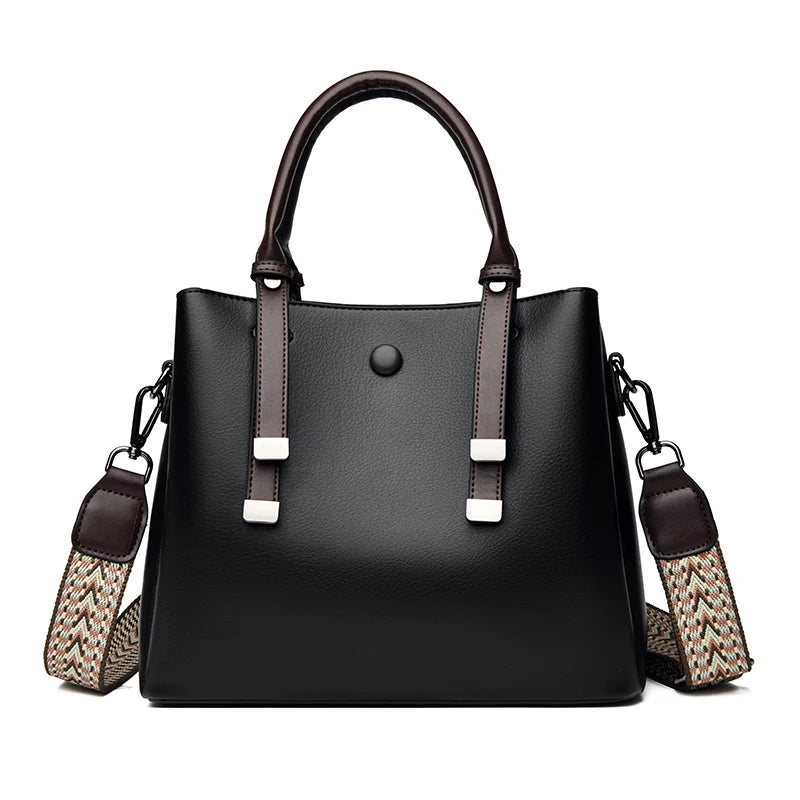 Leather Shoulder Bag - Charlotte