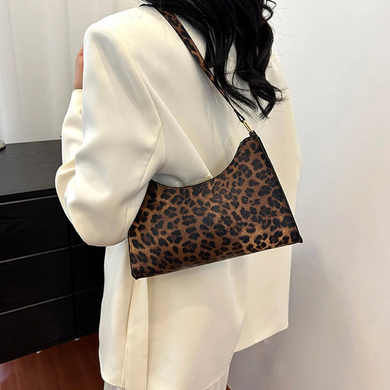 Animal Print Leather Tote – The Camila