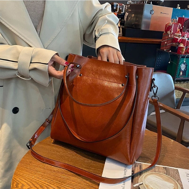 Genuine Leather Handbag – Elise