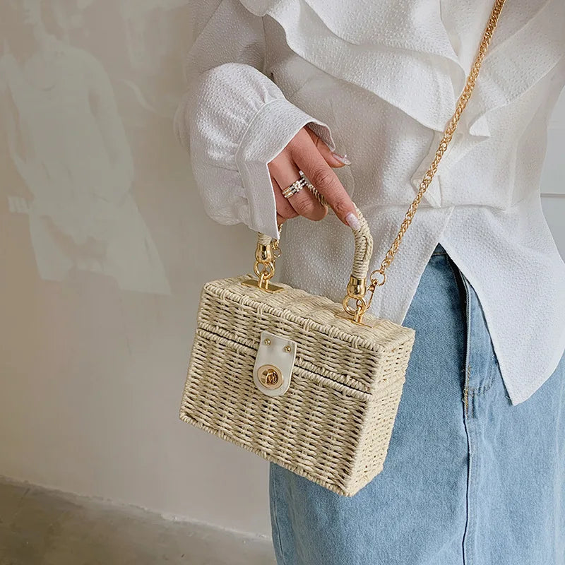 Rattan Crossbody Purse – Aline