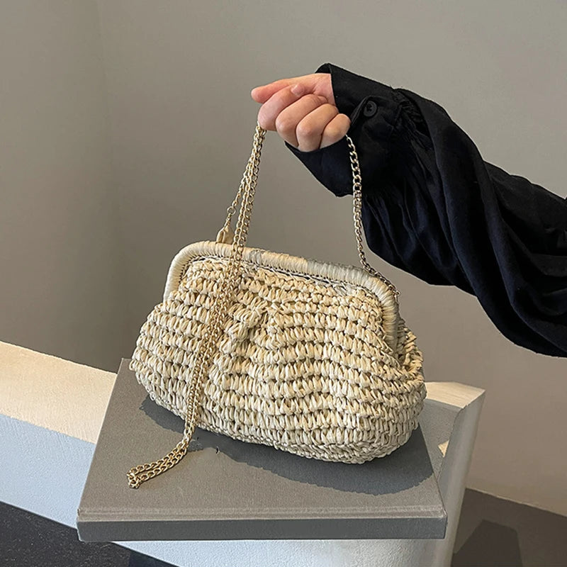 Straw Weaving Crossbody – Lara