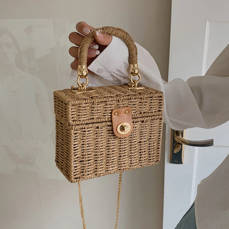 Rattan Crossbody Purse – Aline
