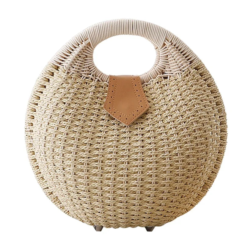 Casual Woven Shell Bag – Mirella