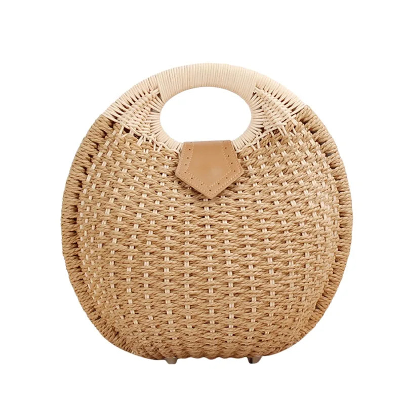 Casual Woven Shell Bag – Mirella