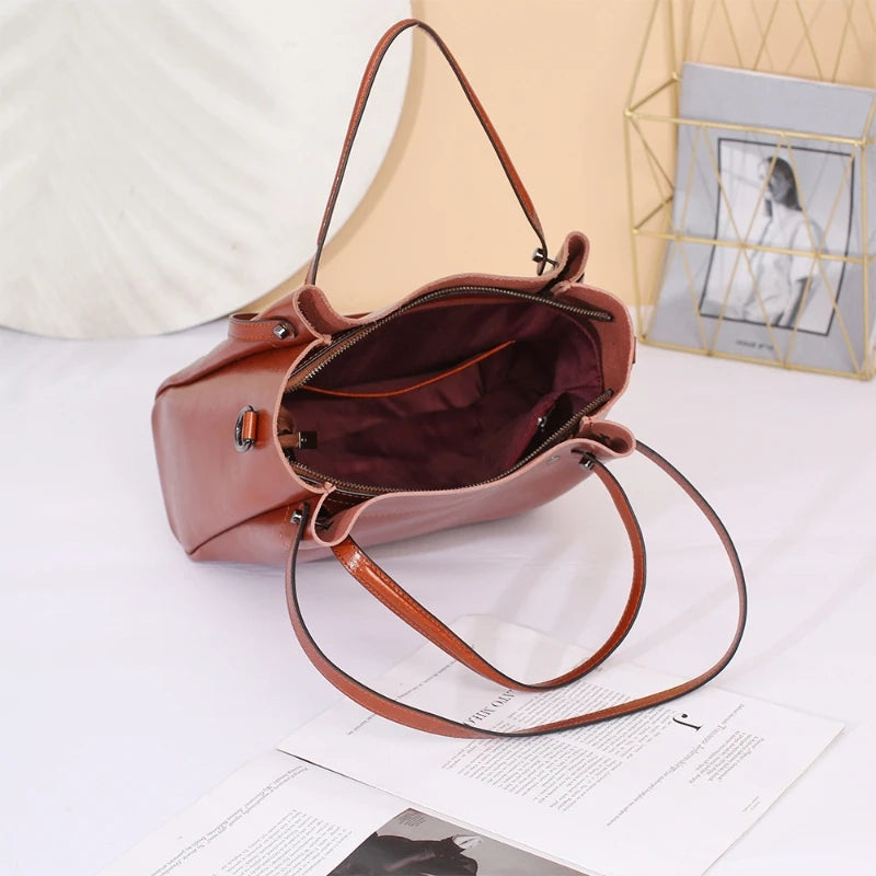 Genuine Leather Handbag – Elise
