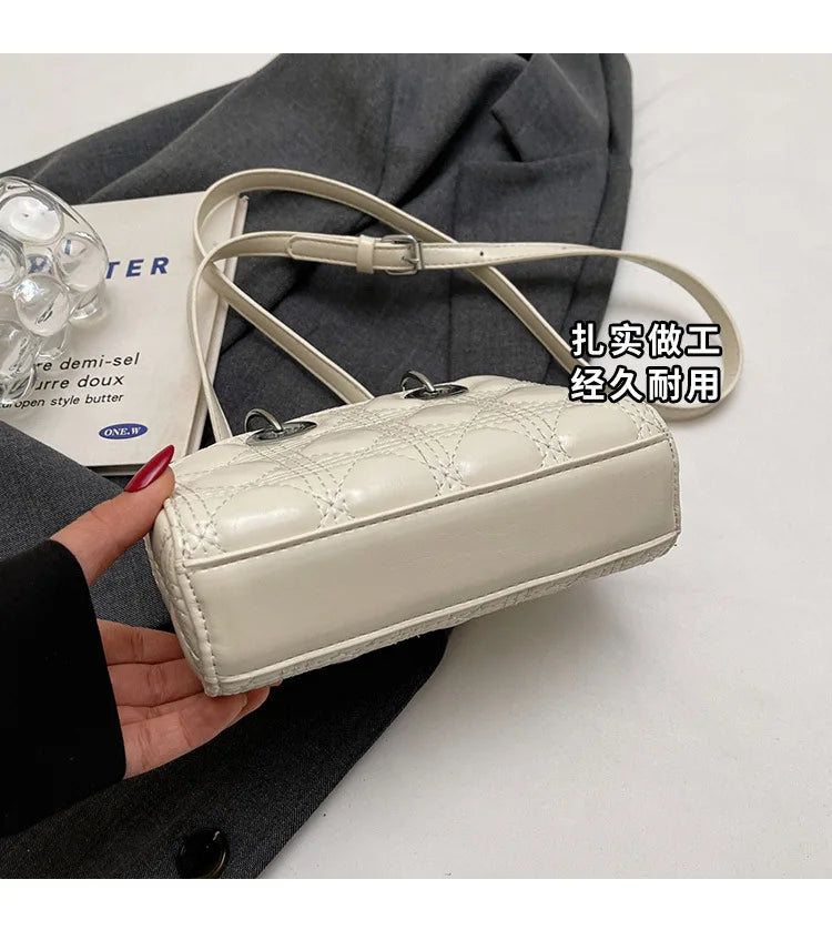2025 Saffiano Gradient Lady Bag - Convertible Top Handle & Crossbody Purse, Chic Day-to-Night Compact Shoulder Bag for Women