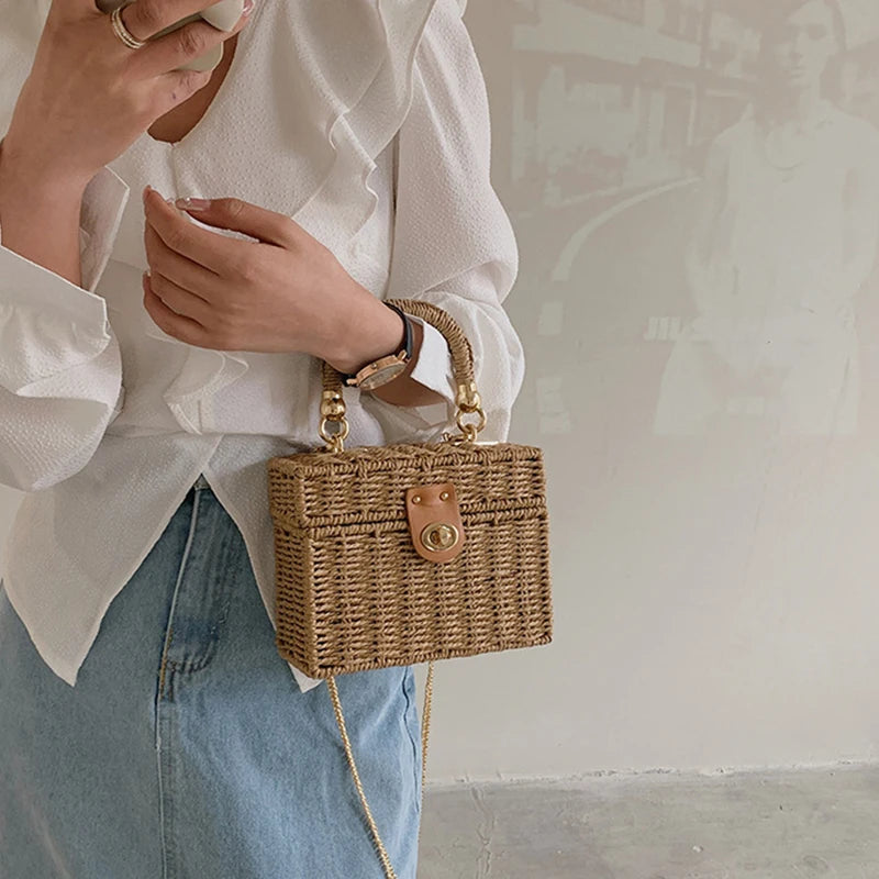 Rattan Crossbody Purse – Aline