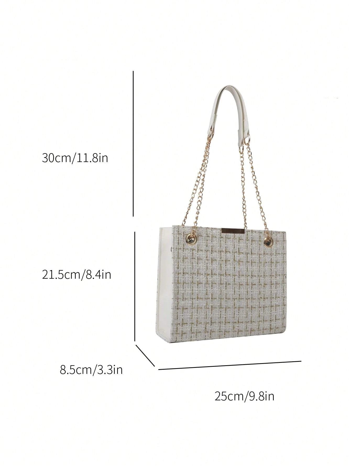 Minimalist Chain Shoulder Bag – Victoria