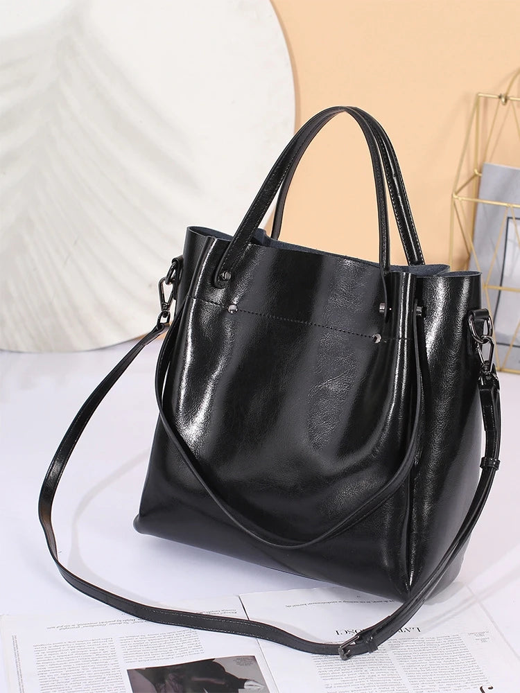 Genuine Leather Handbag – Elise