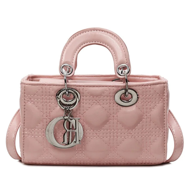 2025 Saffiano Gradient Lady Bag - Convertible Top Handle & Crossbody Purse, Chic Day-to-Night Compact Shoulder Bag for Women