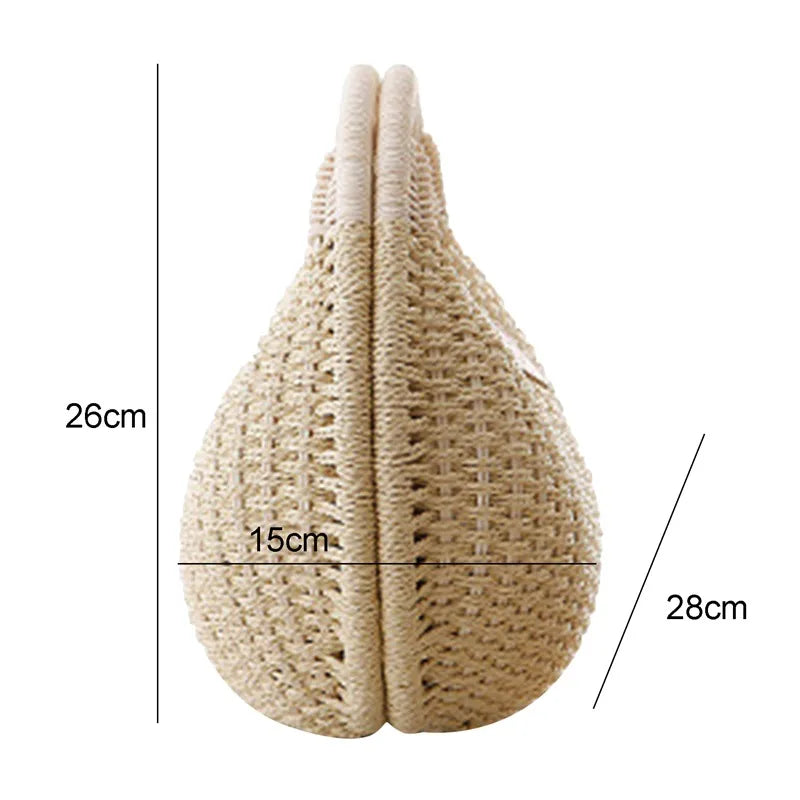 Casual Woven Shell Bag – Mirella