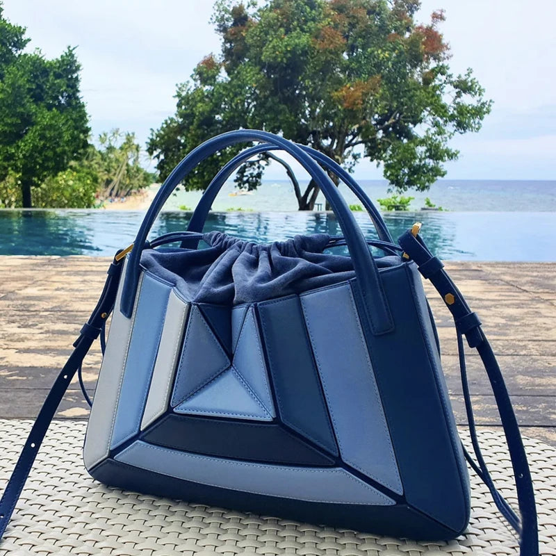 Fashion Contrast Shoulder Bag – Sienna
