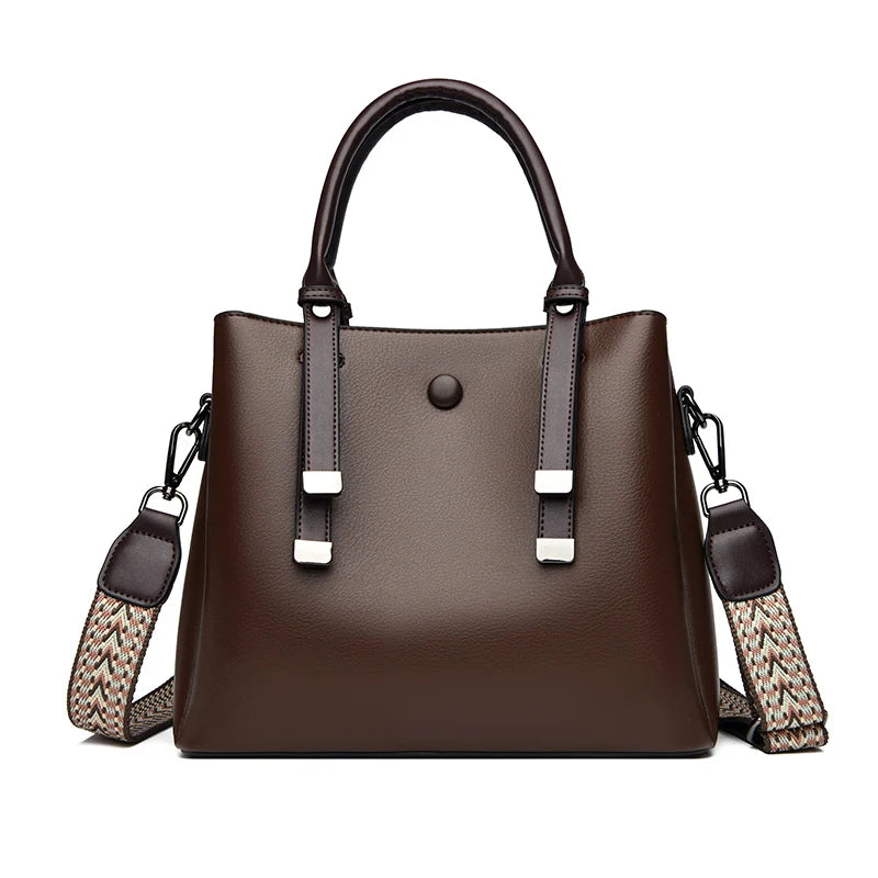 Leather Shoulder Bag - Charlotte